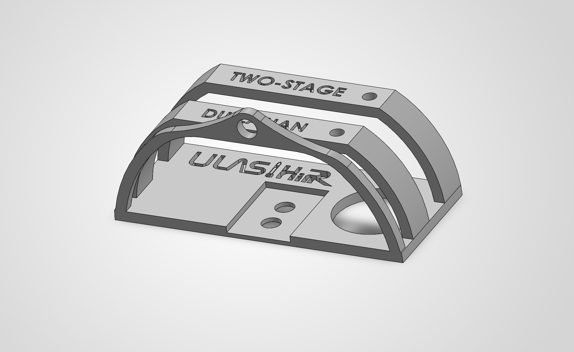 Saturn Ring Standoff Isometric